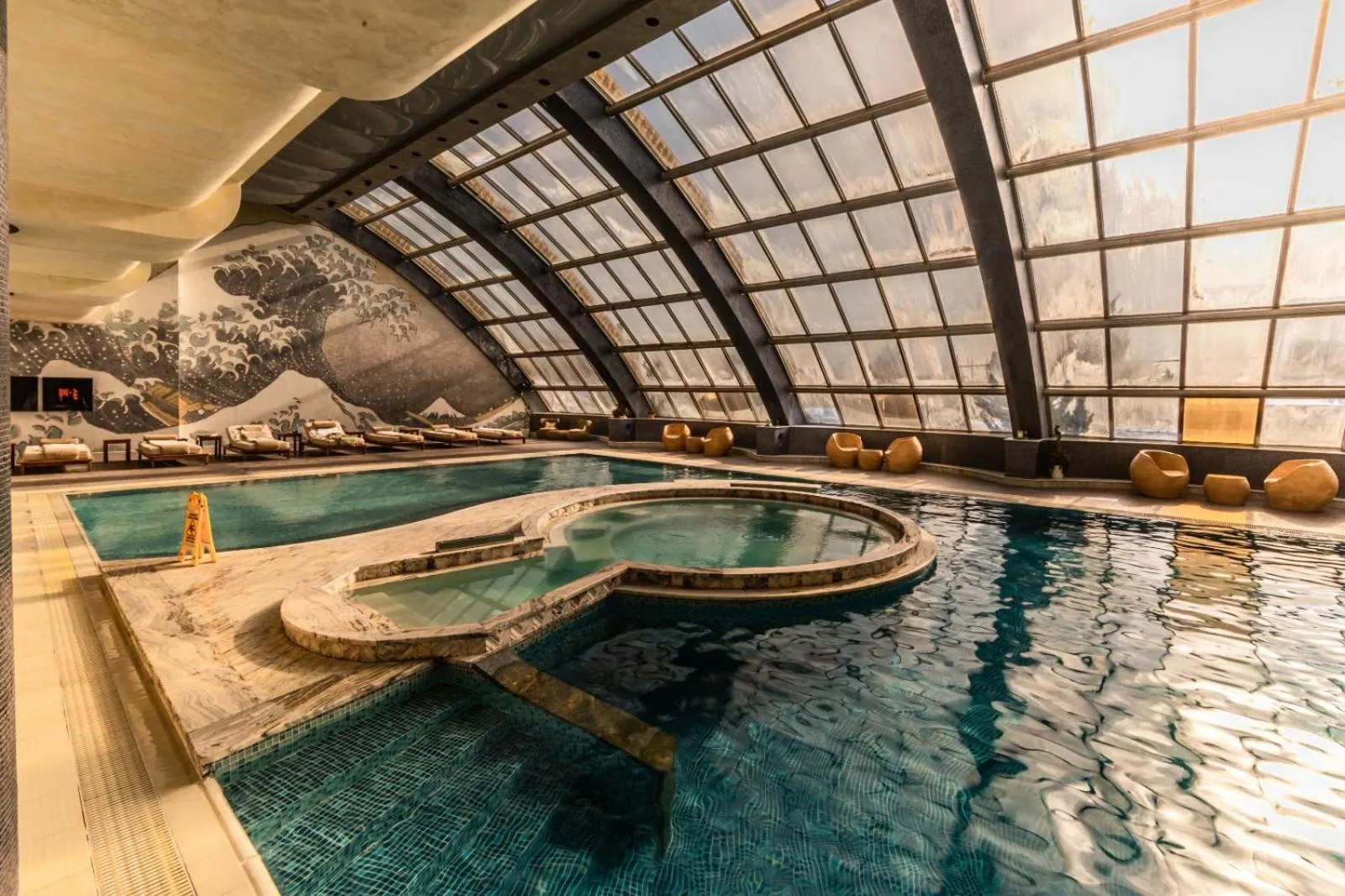 Pool view in Green City Hotel