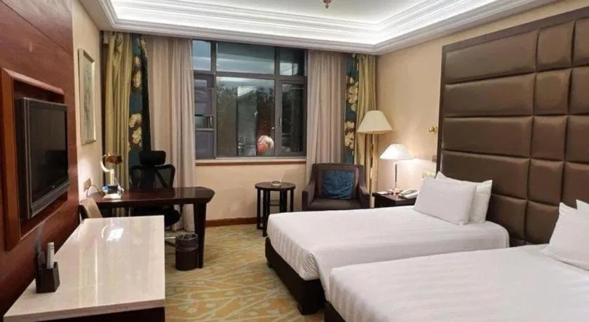 Bed in Sichuan Jinjiang Hotel