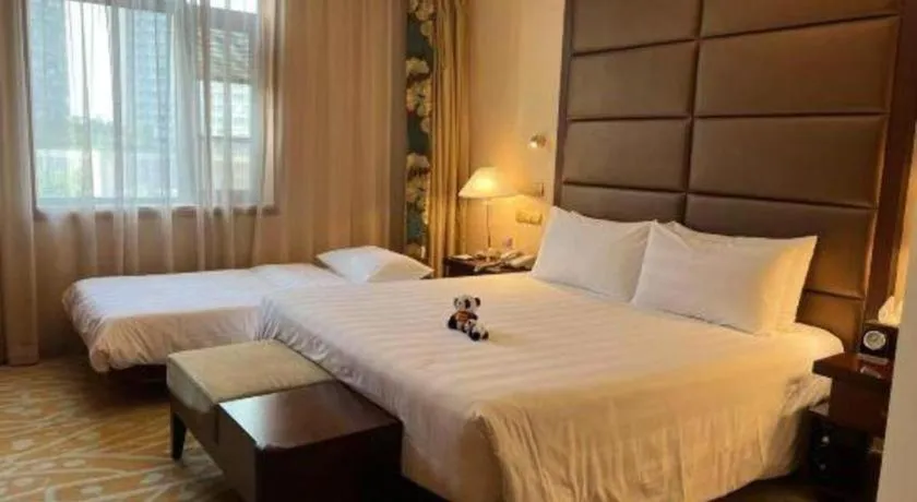 Bed in Sichuan Jinjiang Hotel