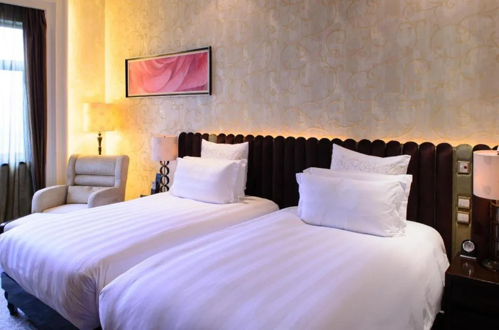 Bed in Sichuan Jinjiang Hotel