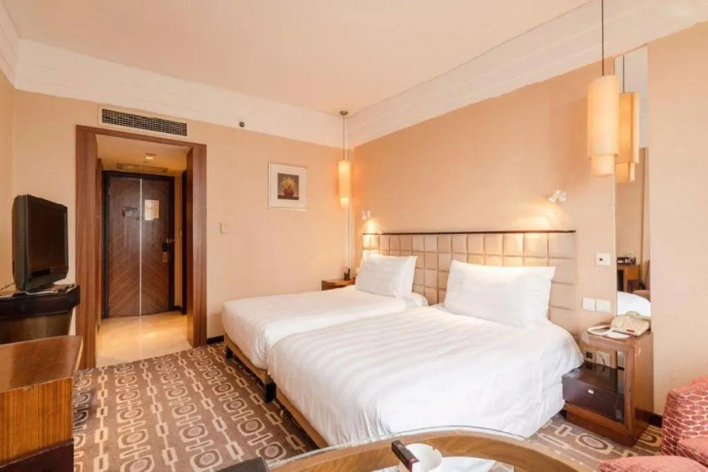 Bed in Sichuan Jinjiang Hotel