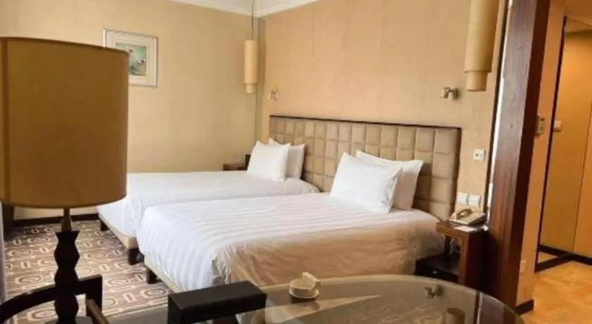 Bed in Sichuan Jinjiang Hotel