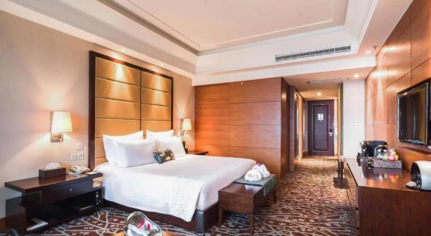 Bed in Sichuan Jinjiang Hotel