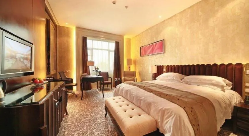 Bed in Sichuan Jinjiang Hotel