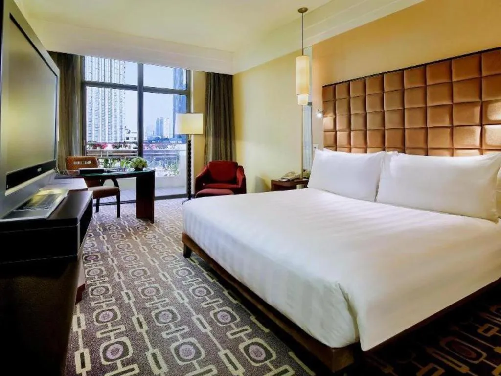 Bed in Sichuan Jinjiang Hotel