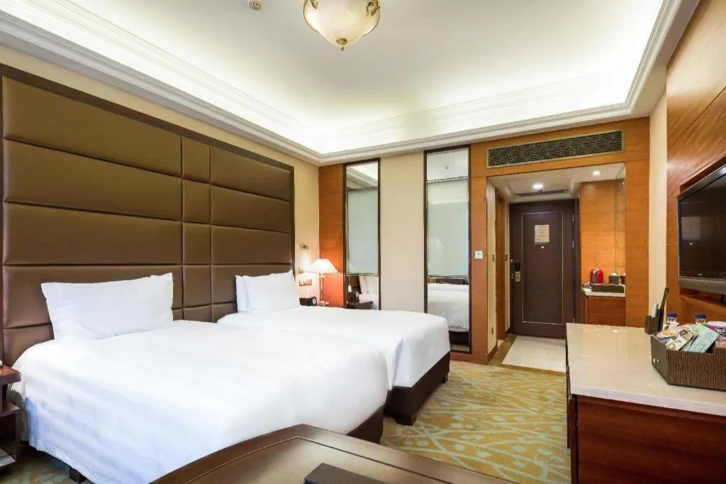 Bed in Sichuan Jinjiang Hotel