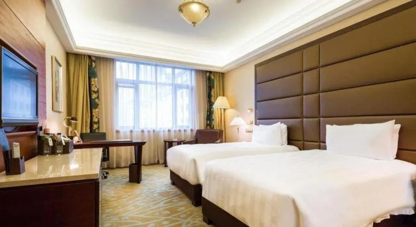 Bed in Sichuan Jinjiang Hotel