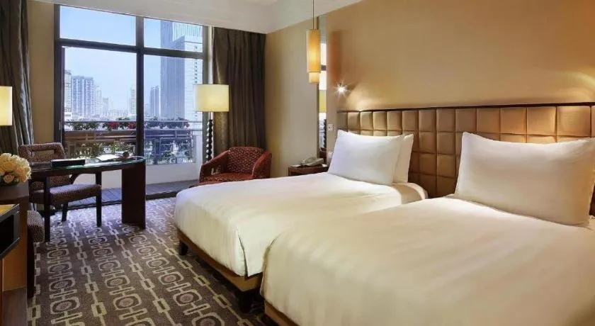 Bed in Sichuan Jinjiang Hotel