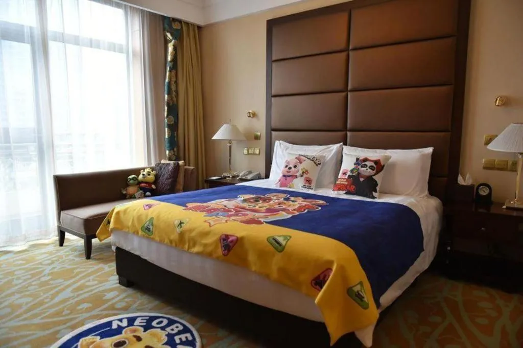 Bed in Sichuan Jinjiang Hotel