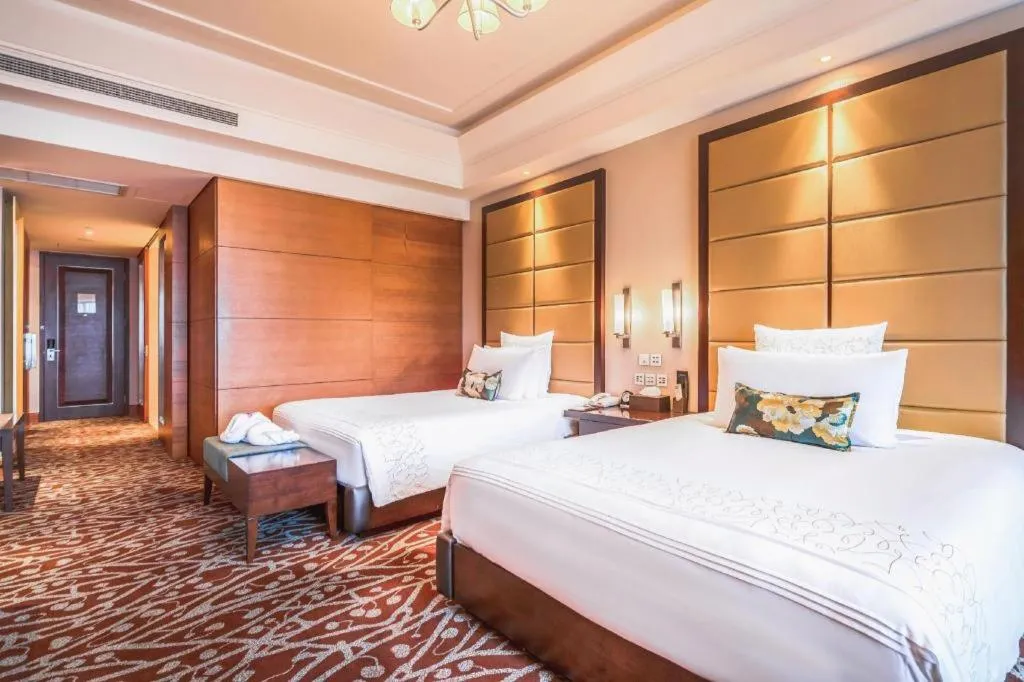 Bed in Sichuan Jinjiang Hotel