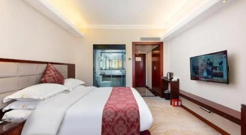 Bed in Overseas Chinese Hotel