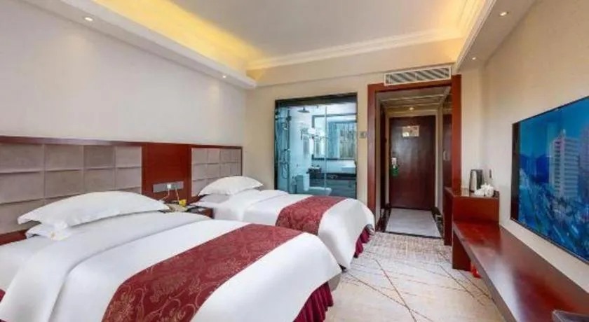 Bed in Overseas Chinese Hotel