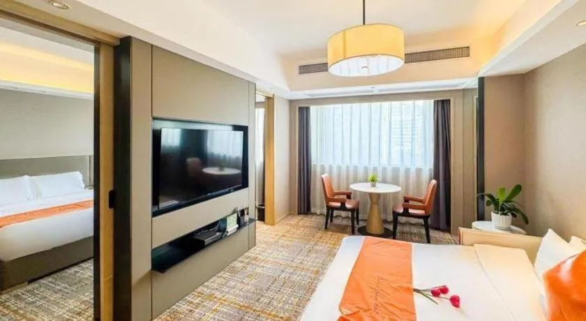 Bed in Overseas Chinese Hotel