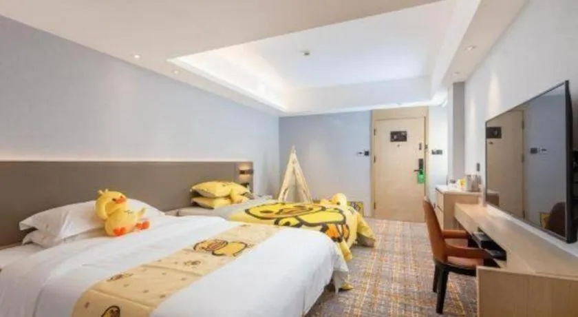 Bed in Overseas Chinese Hotel