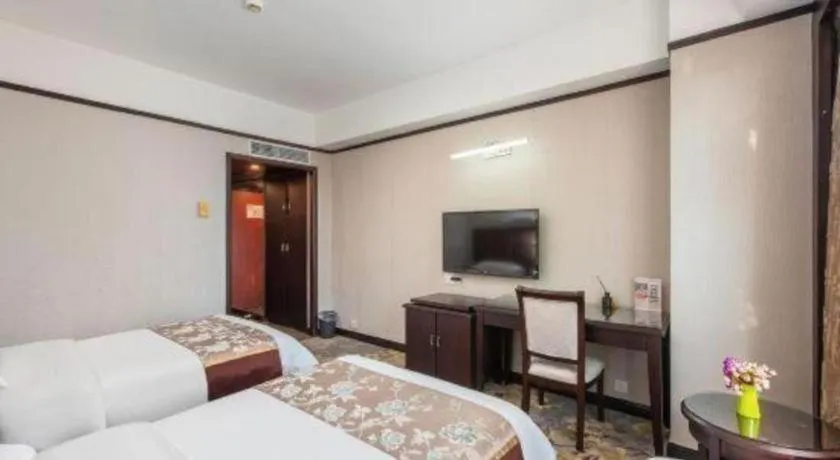 Bed in Overseas Chinese Hotel