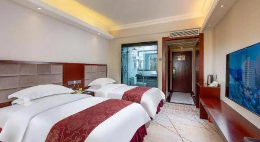 Bed in Overseas Chinese Hotel