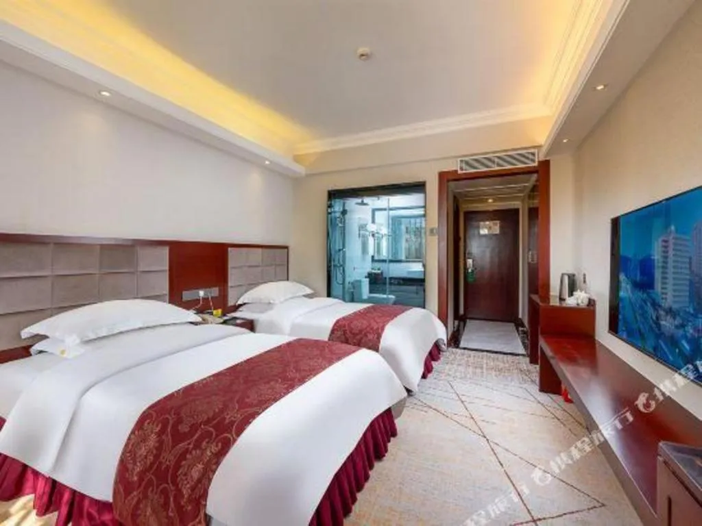 Bed in Overseas Chinese Hotel