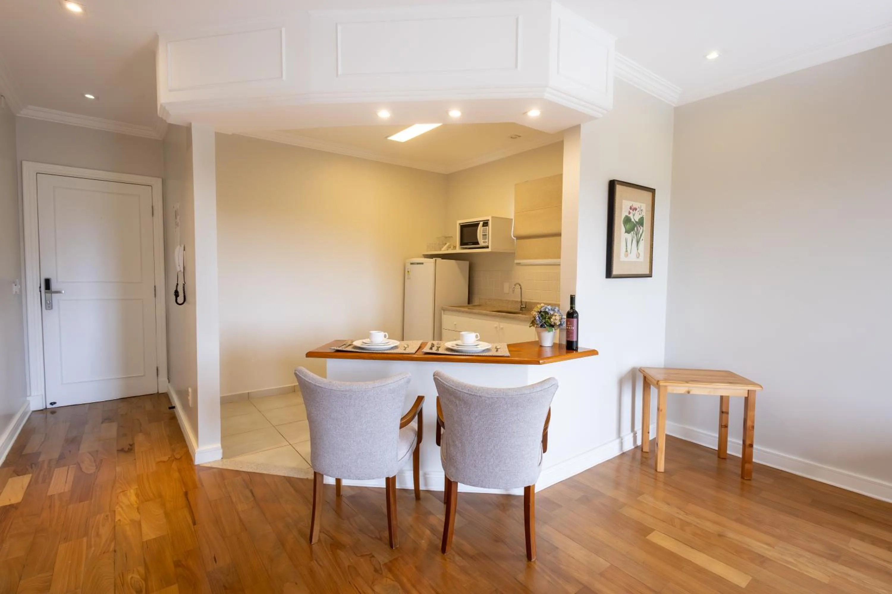 Kitchen or kitchenette in Pousada Lá Bas