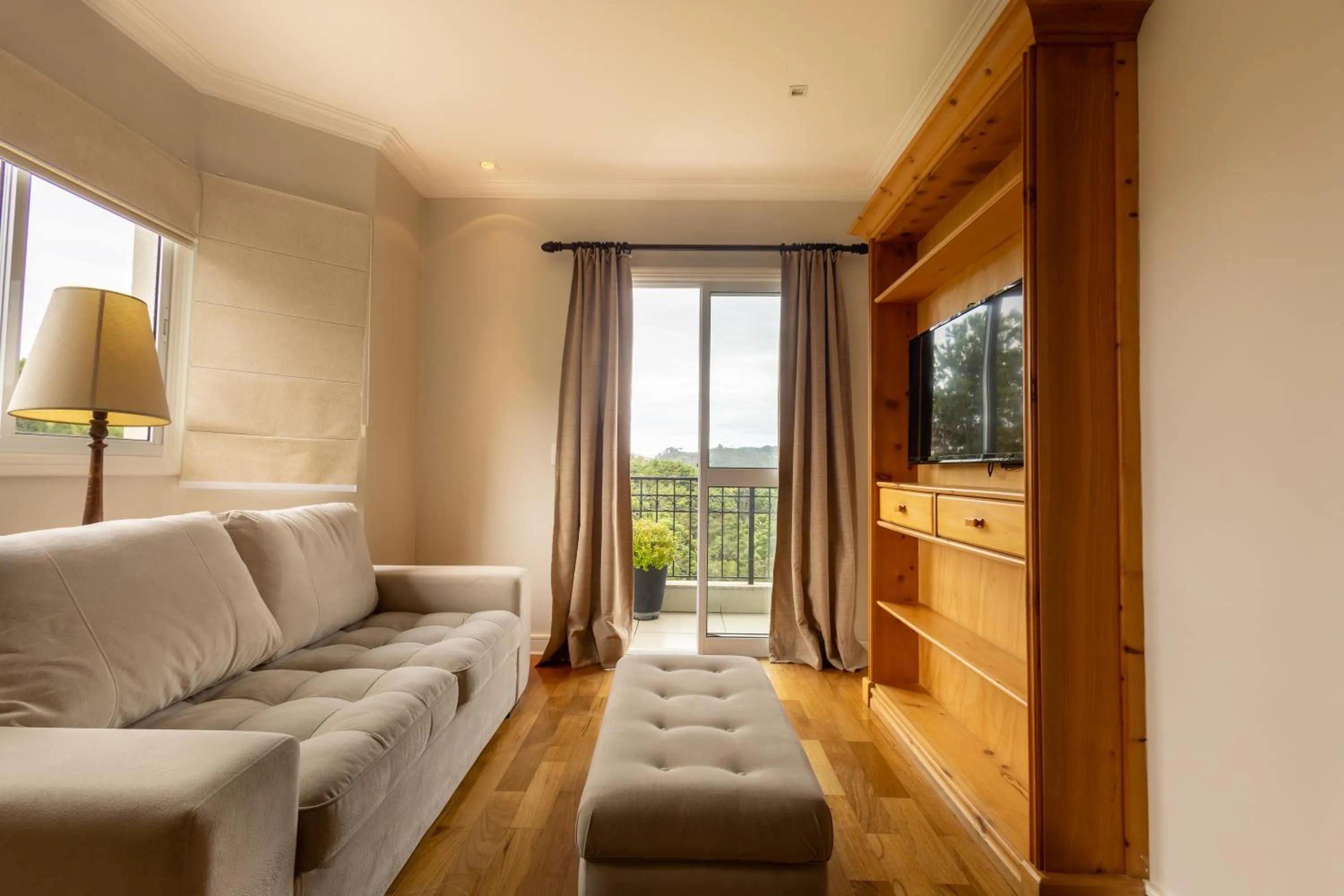 Living room in Pousada Lá Bas