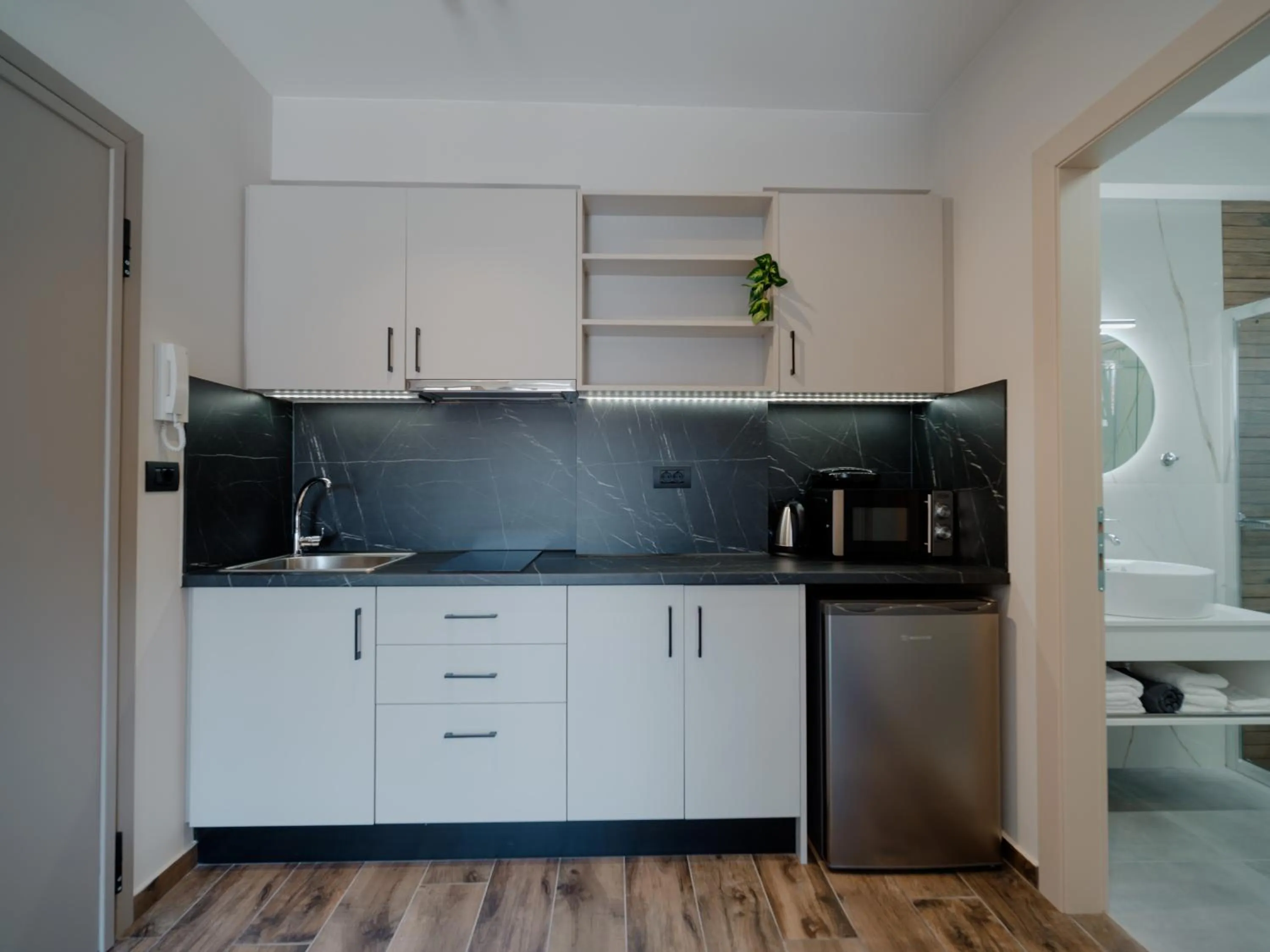 Kitchen or kitchenette in Castle View Ioannina