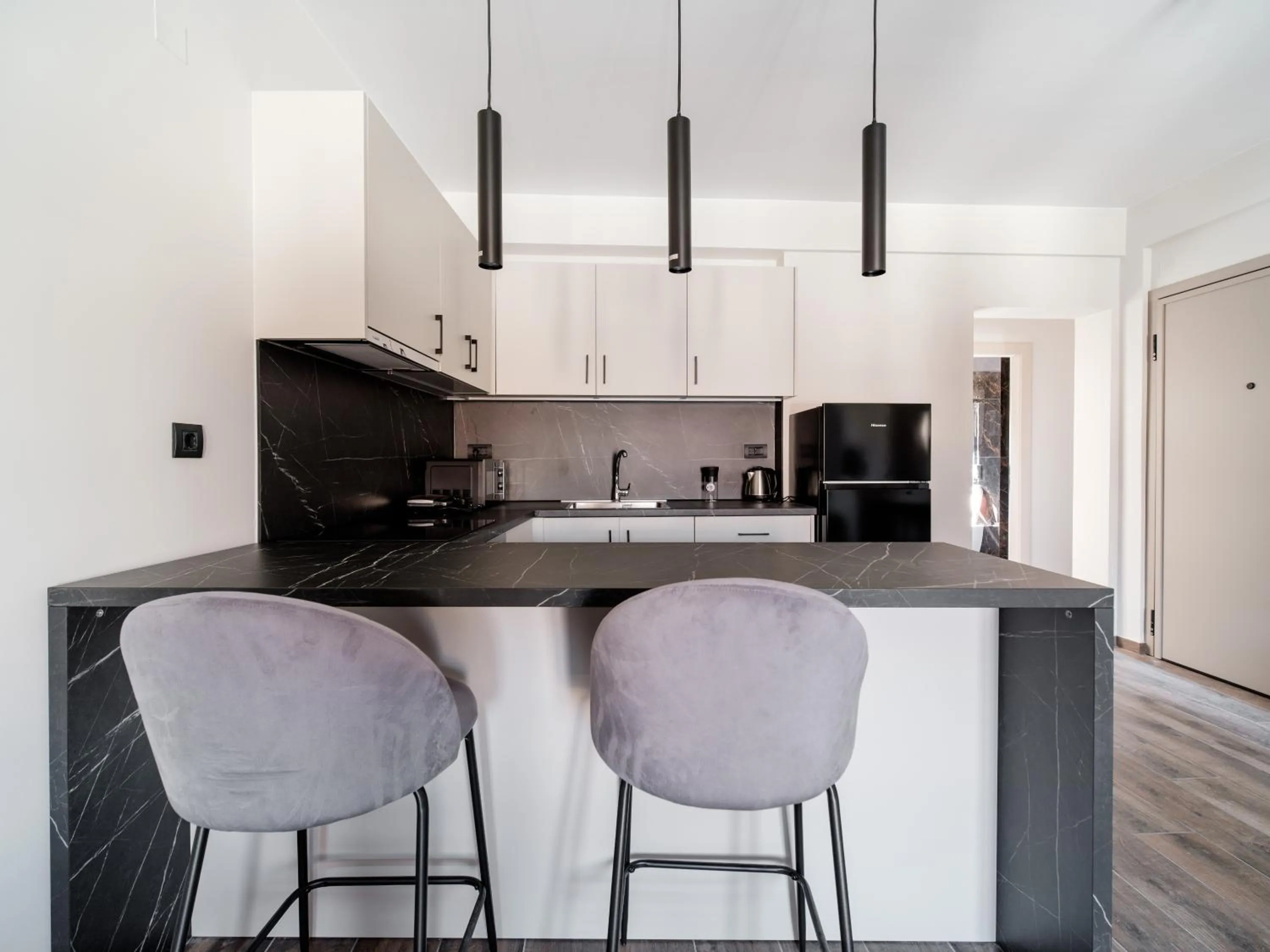 Kitchen or kitchenette in Castle View Ioannina