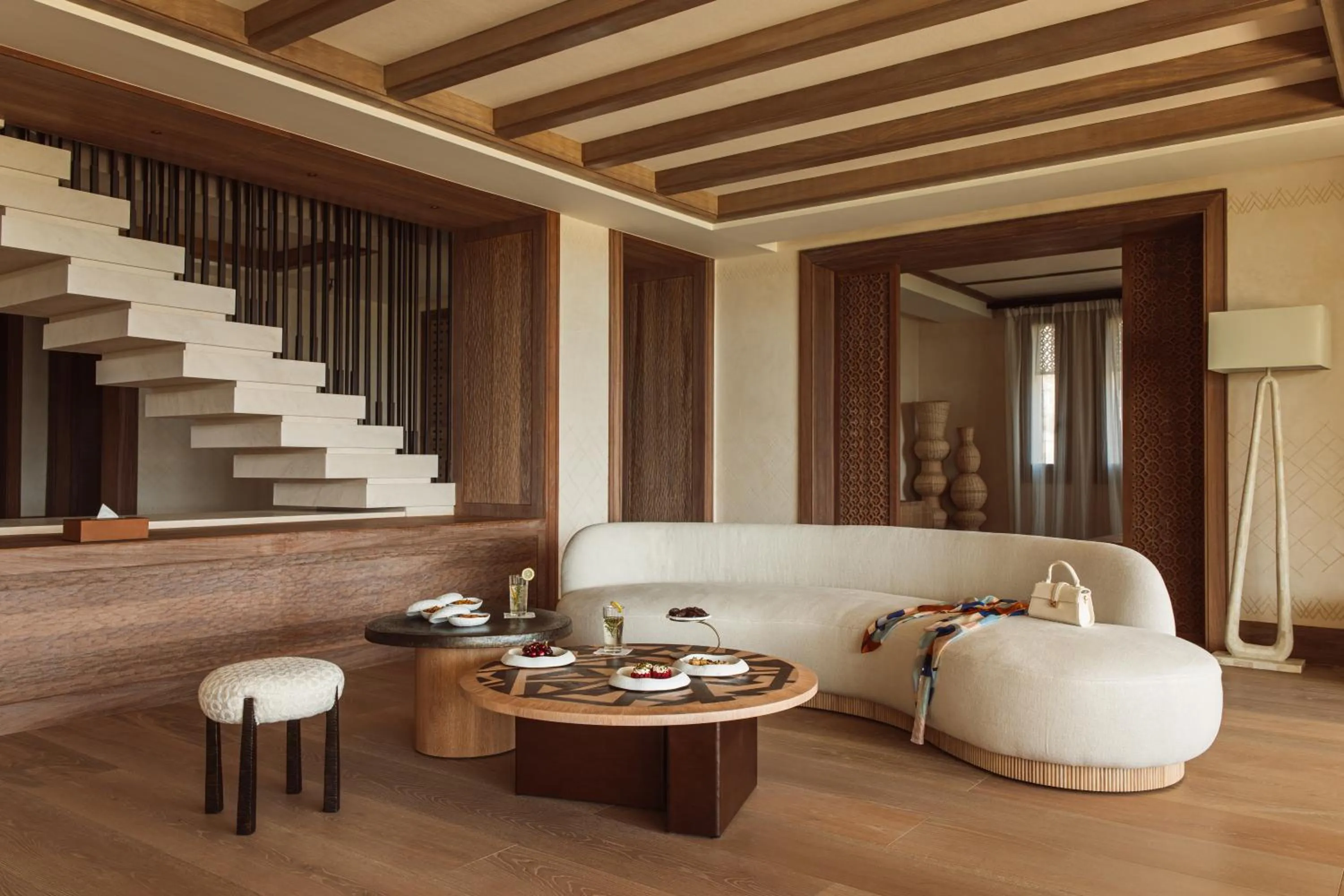 Seating area in Royal Mansour Tamuda Bay