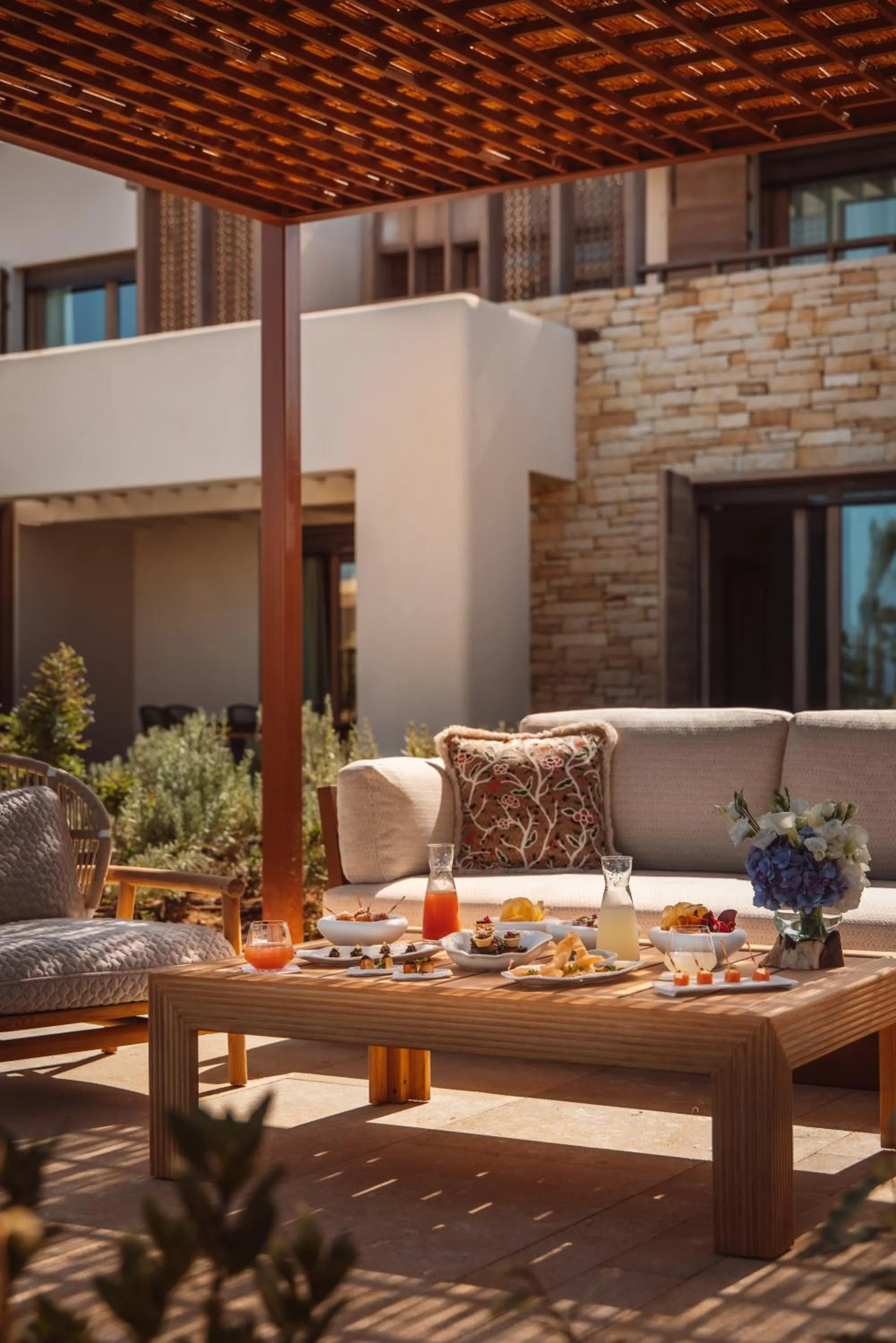 Patio in Royal Mansour Tamuda Bay