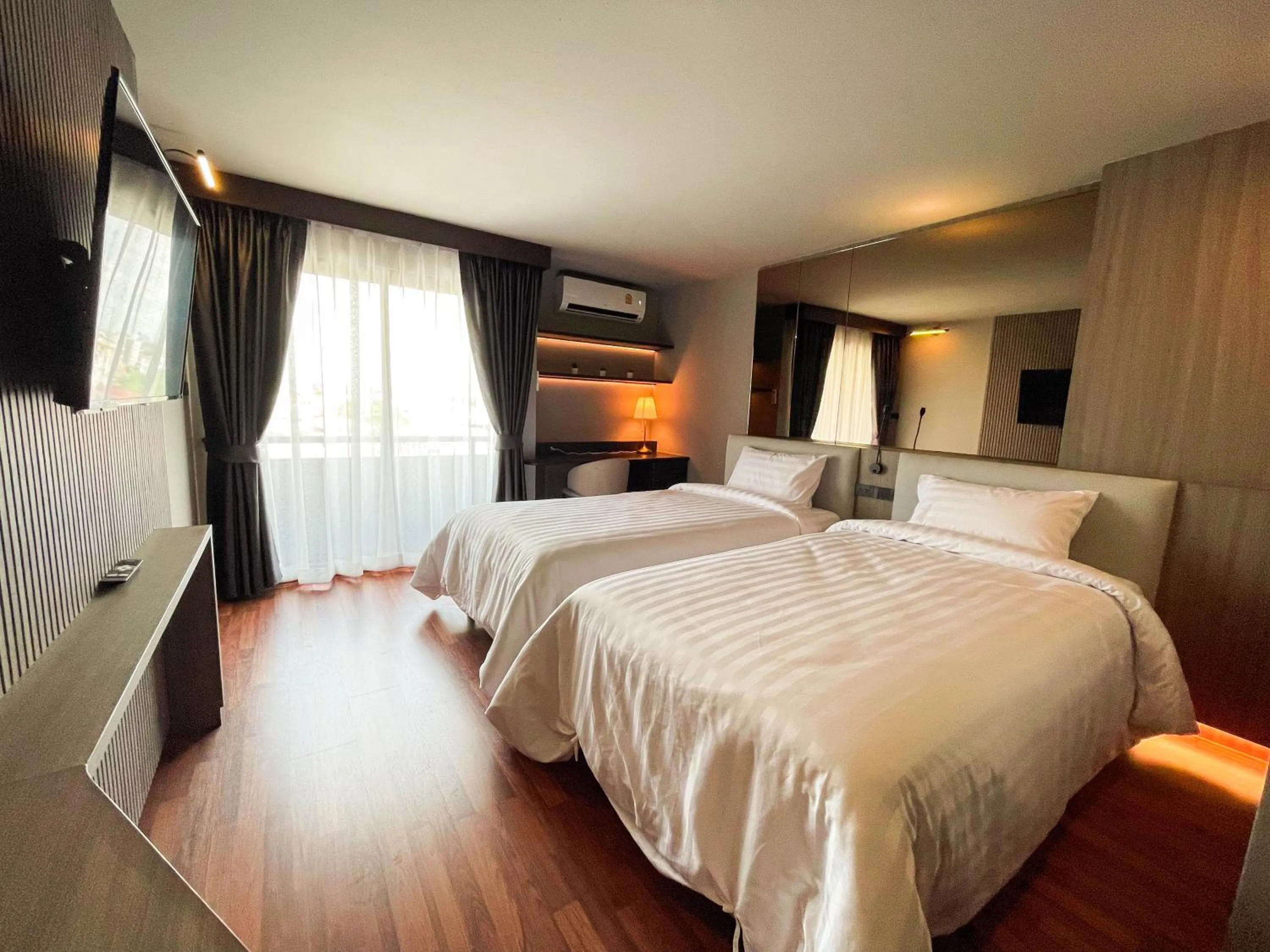 Photo of the whole room, Bed in We Hotel