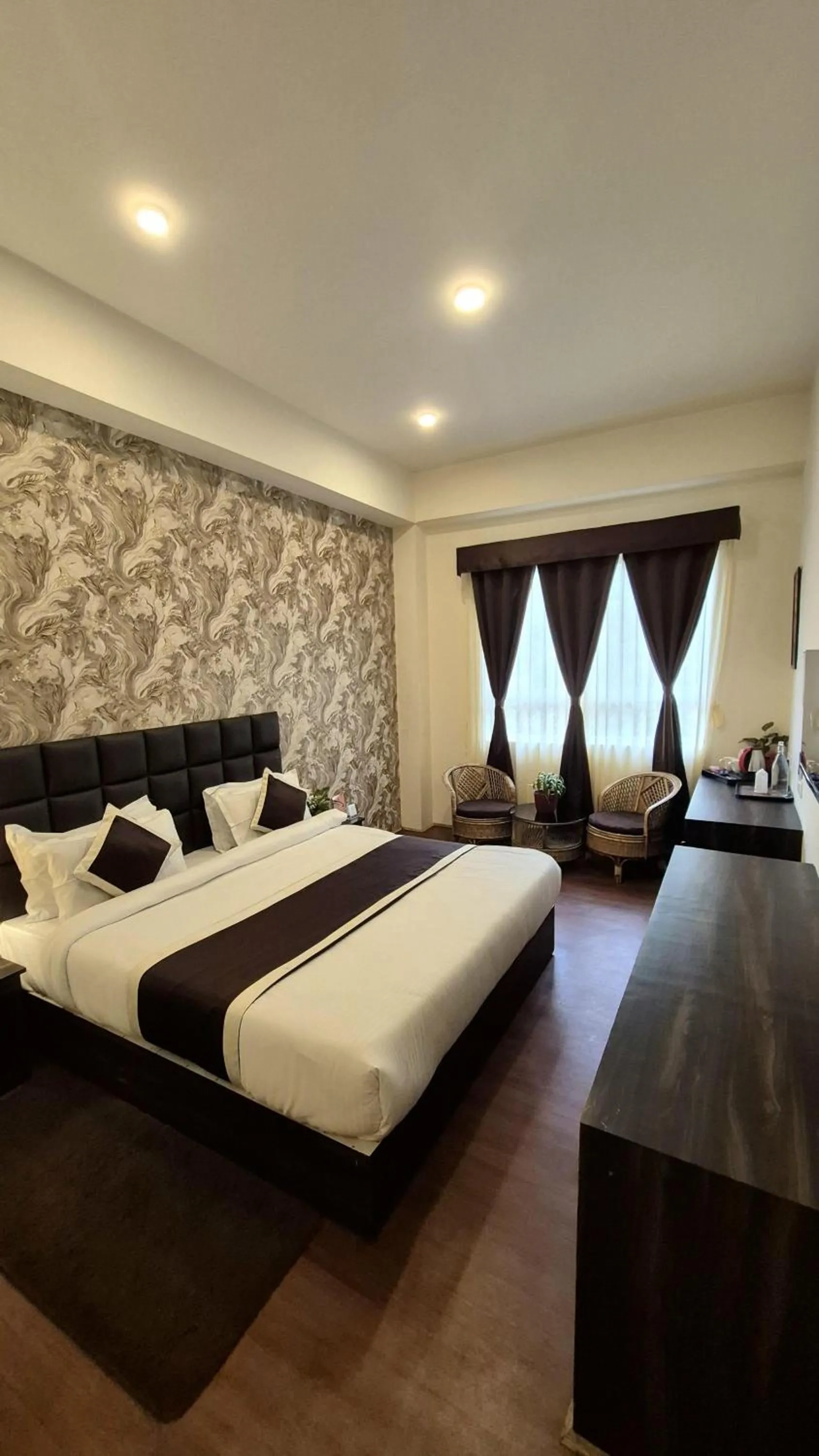 Bed in Hotel Mazong Crest