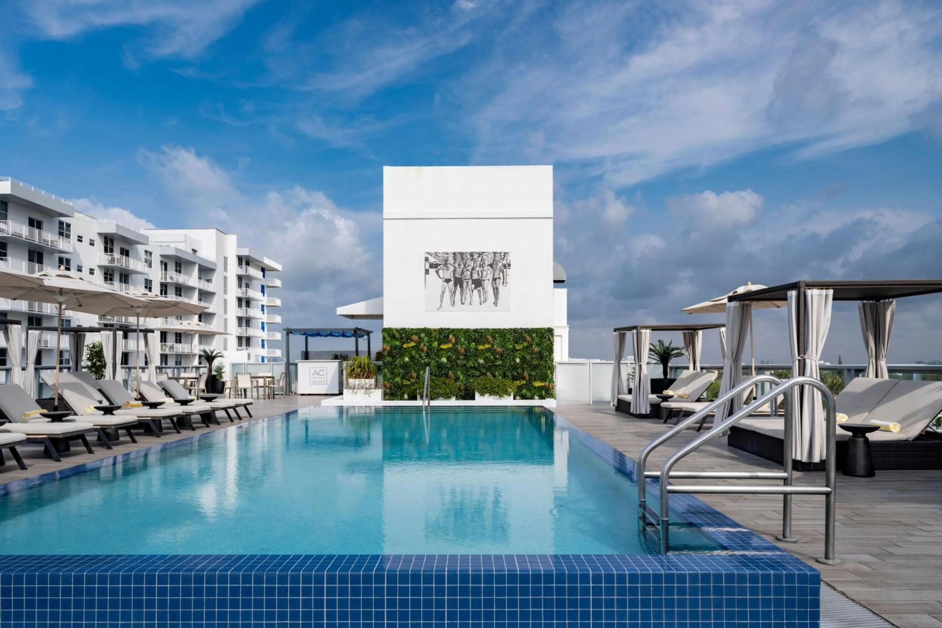 Swimming pool in AC Hotel by Marriott Miami Beach