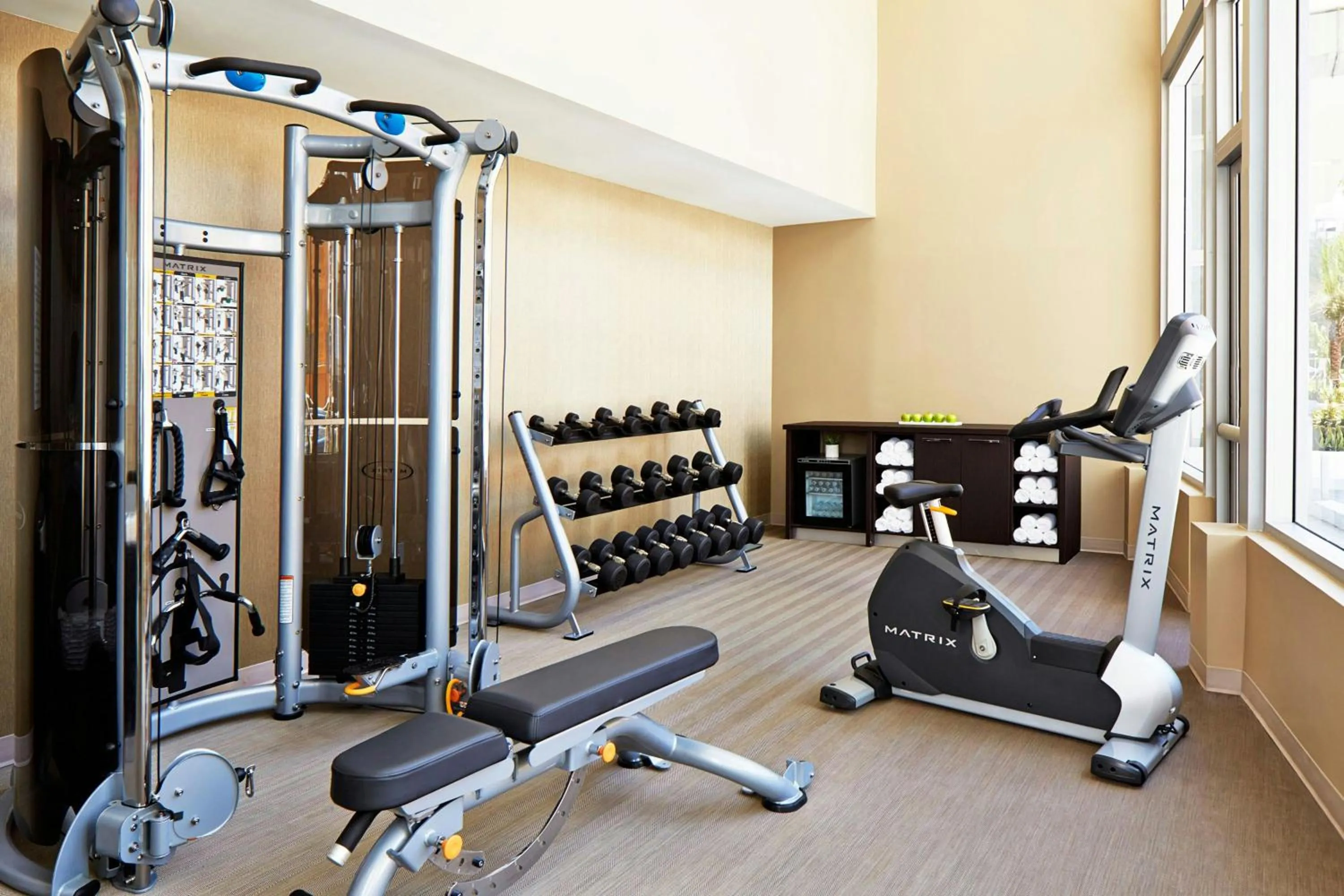 Fitness centre/facilities in AC Hotel by Marriott Miami Beach