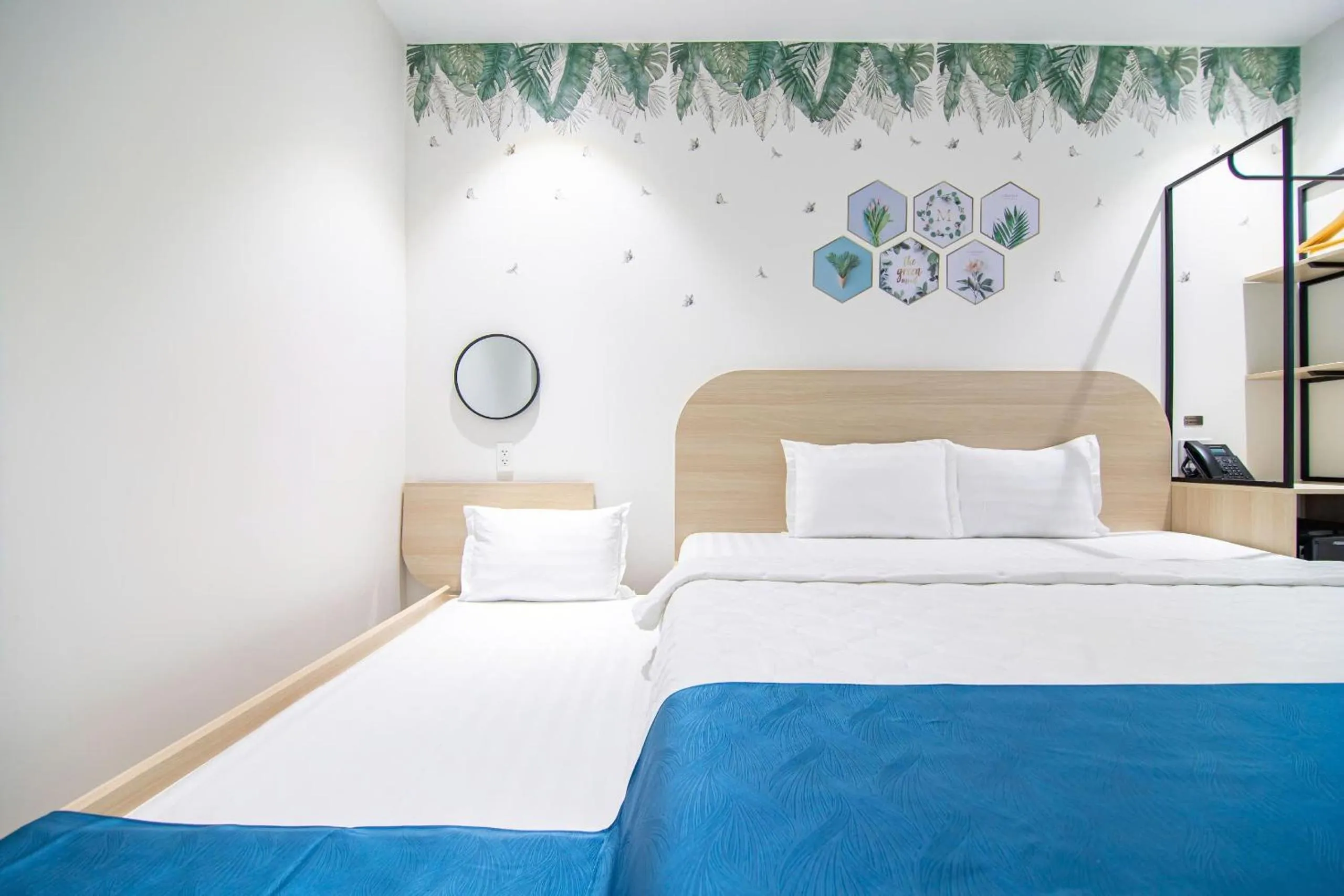 Bed in Bin Bin Hotel 14 Near Vstar School D7