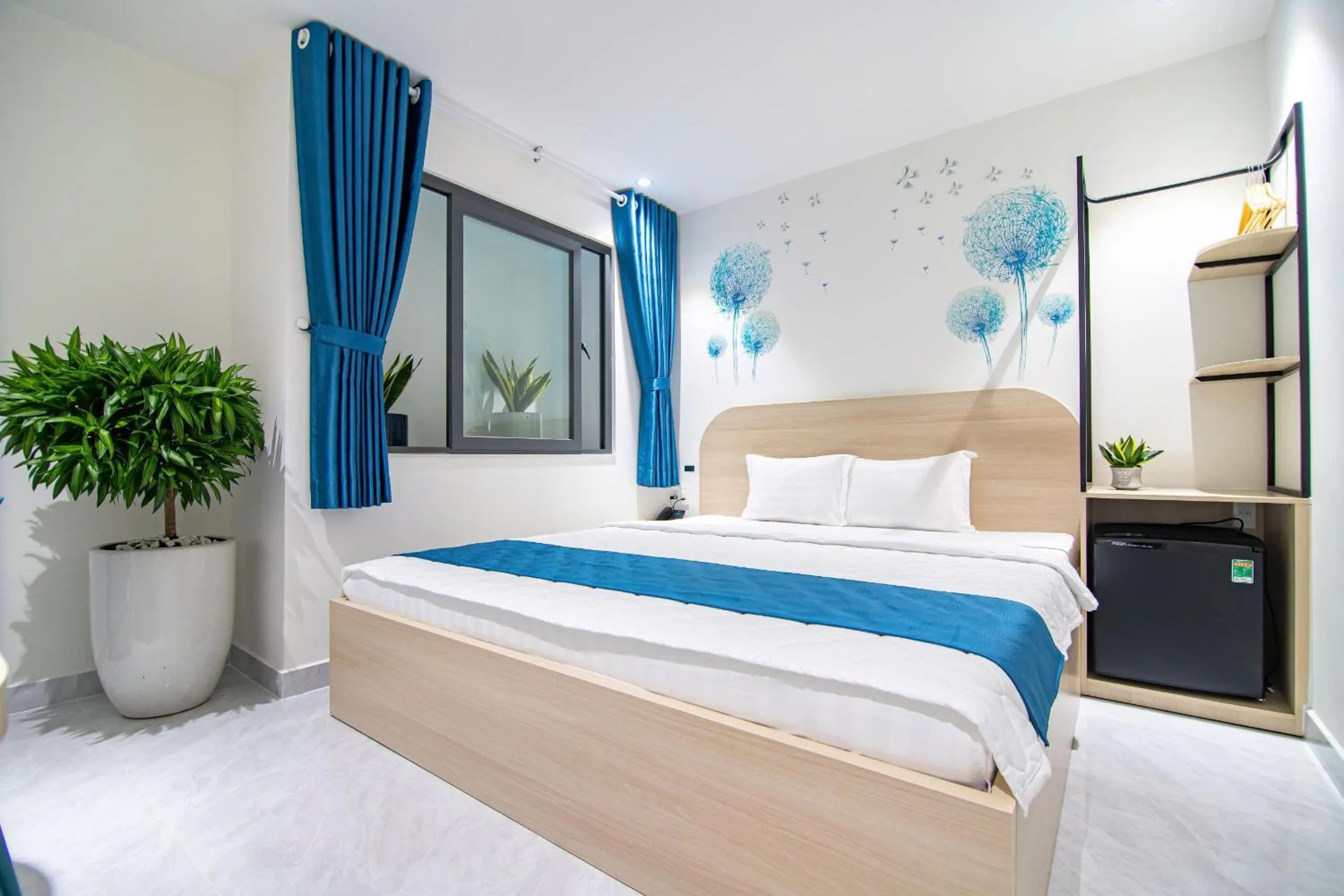 Bed in Bin Bin Hotel 14 Near Vstar School D7