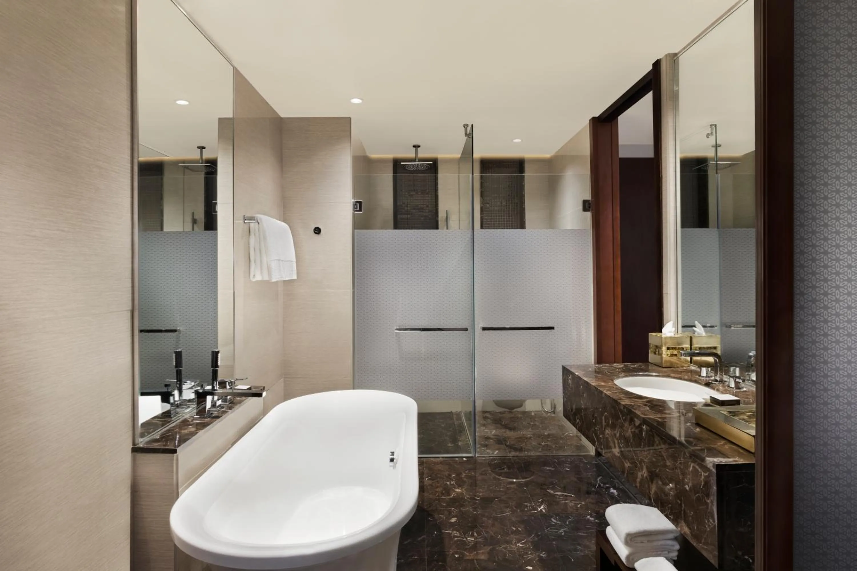 Bathroom in Pullman New Delhi Aerocity