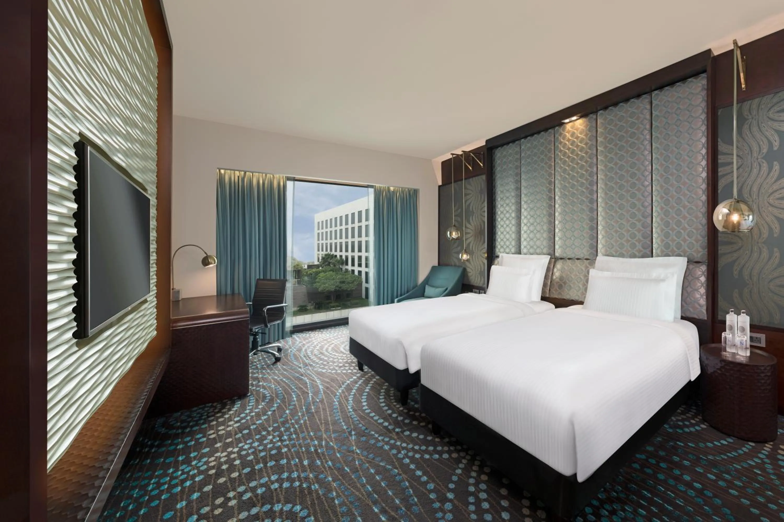 Bedroom, Bed in Pullman New Delhi Aerocity