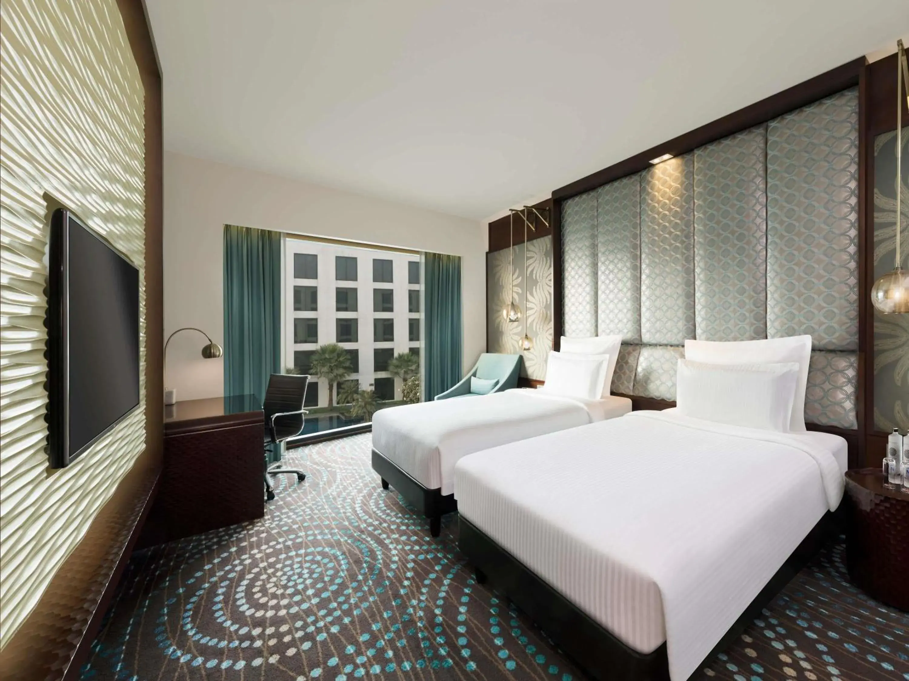 Deluxe Twin Room-Free Wifi - single occupancy in Pullman New Delhi Aerocity Deluxe Twin Room-Free Wifi - single occupancy in Pullman New Delhi Aerocity