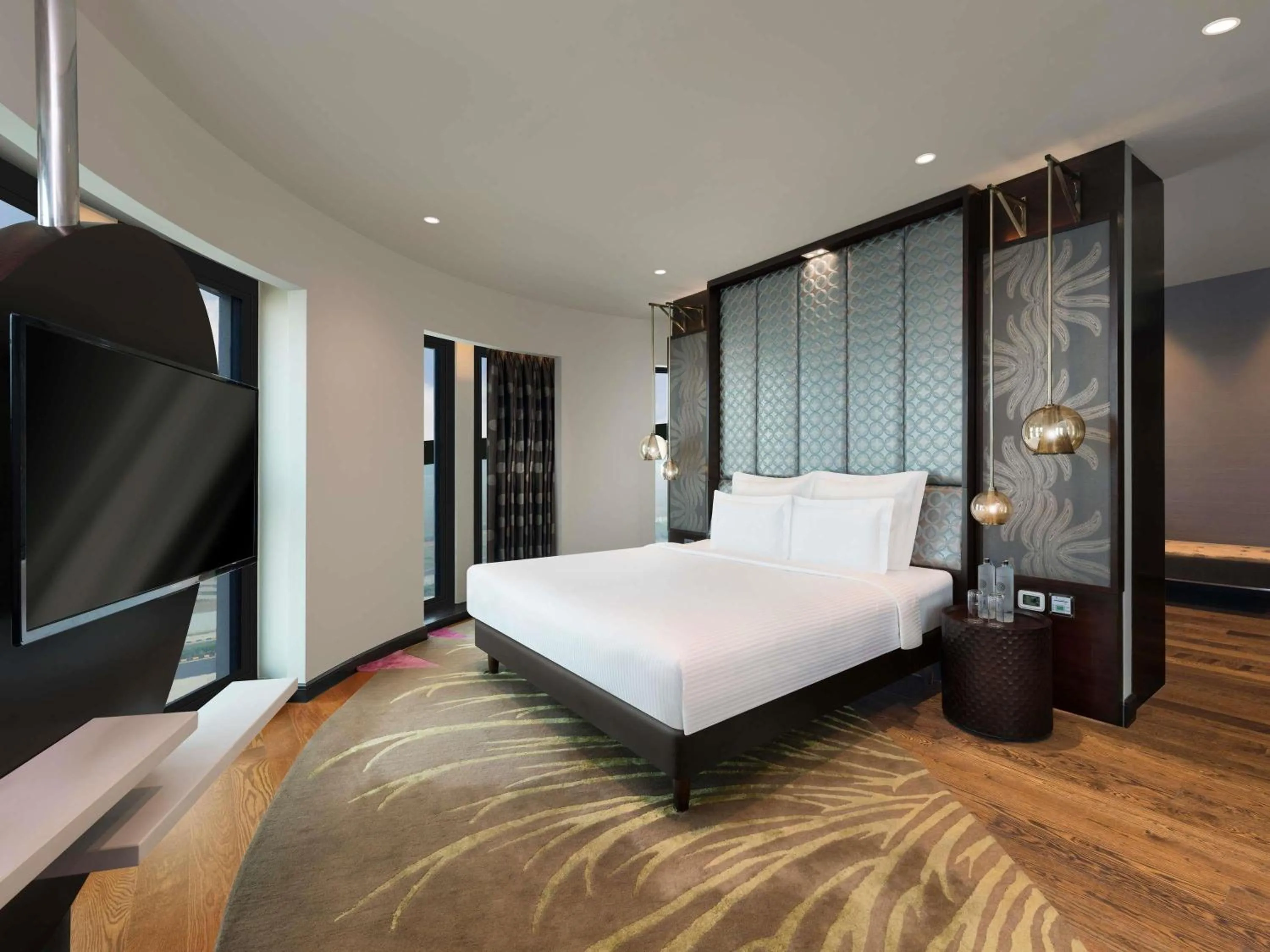 Bedroom, Bed in Pullman New Delhi Aerocity