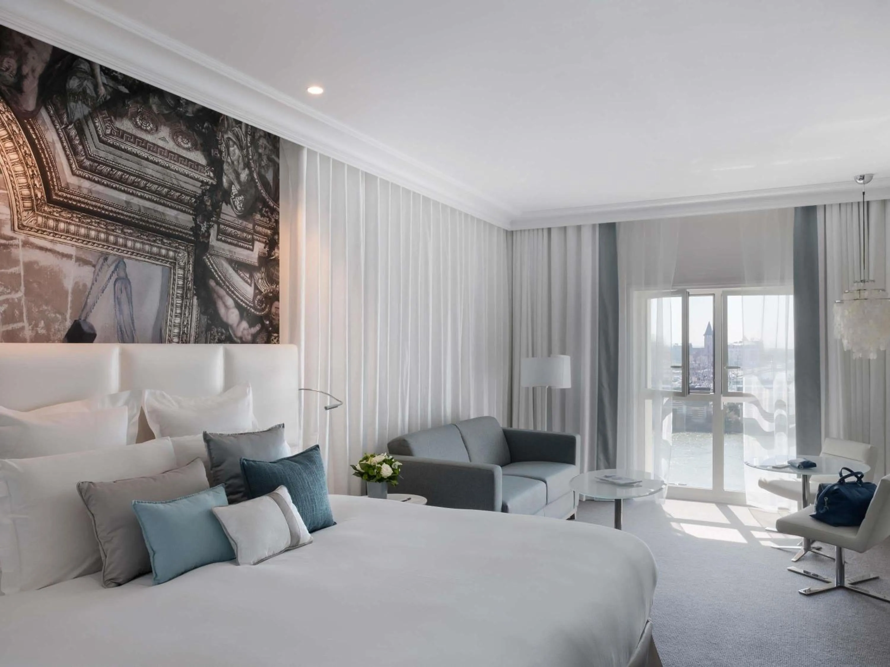 Bedroom, Bed in Cures Marines Hotel Thalasso & Spa Trouville - MGallery Collection