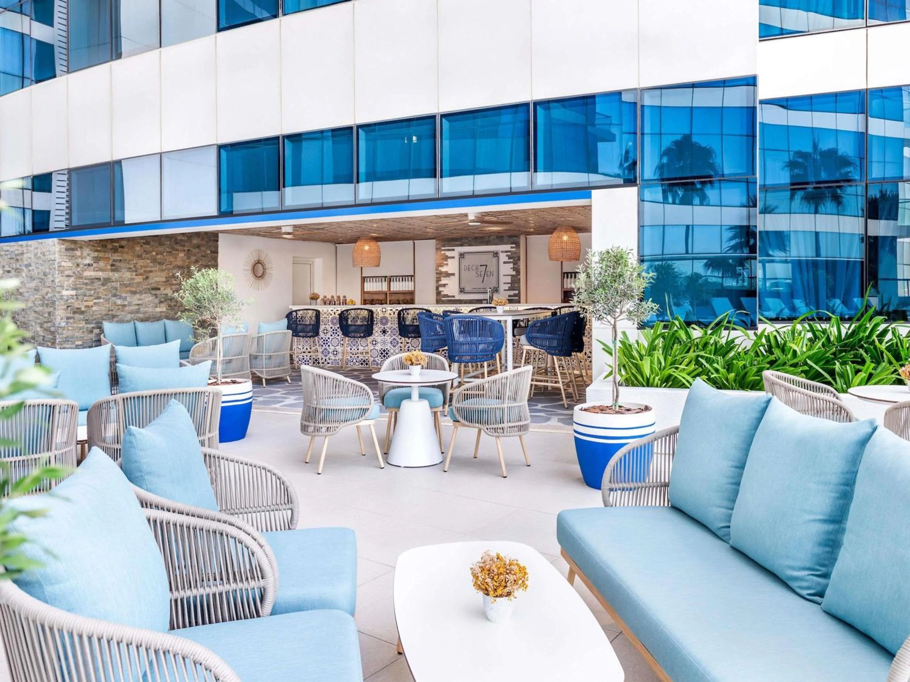 Pool view in Adagio Premium Dubai Al Barsha