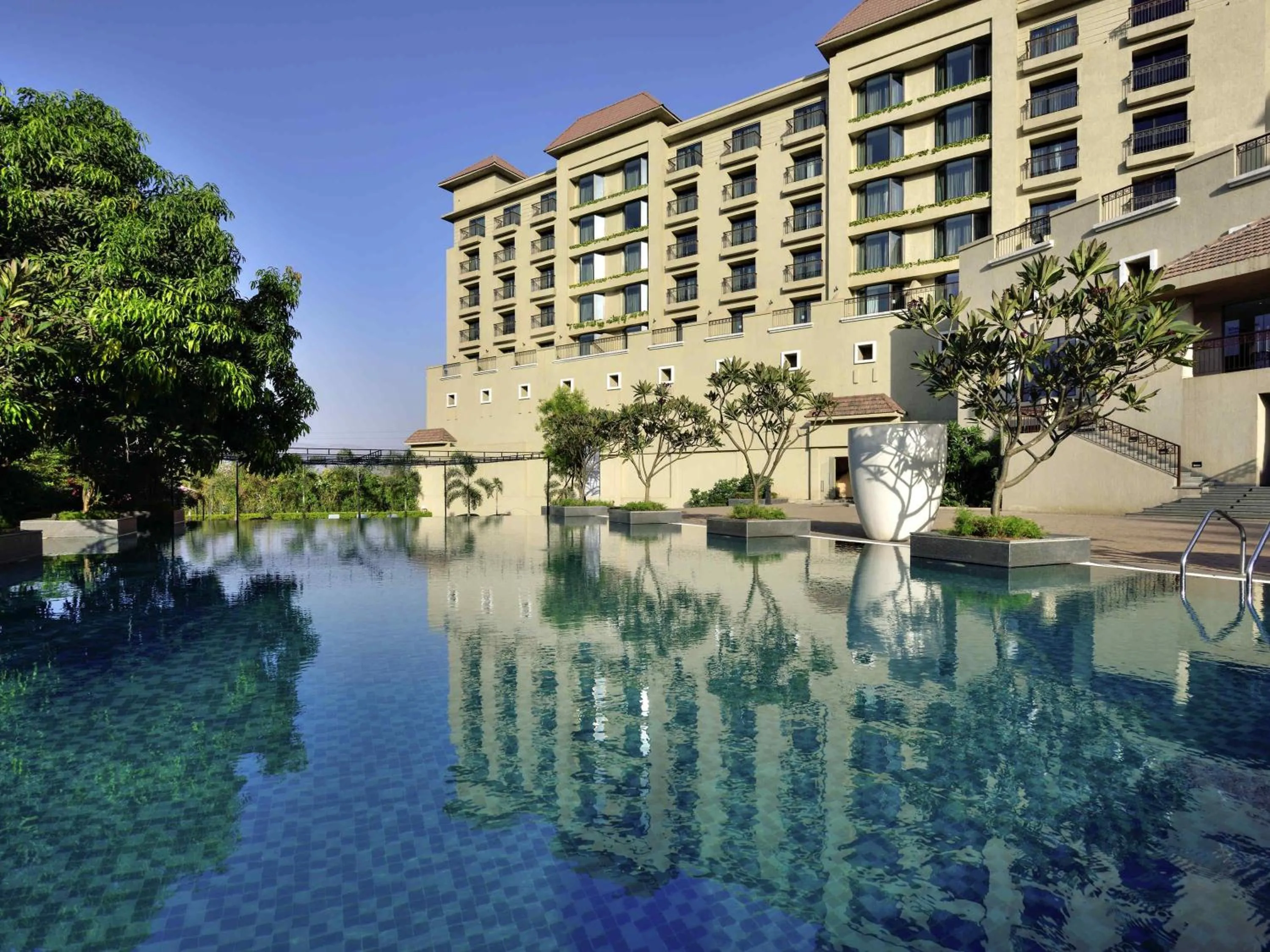 Pool view in Novotel Imagicaa Khopoli