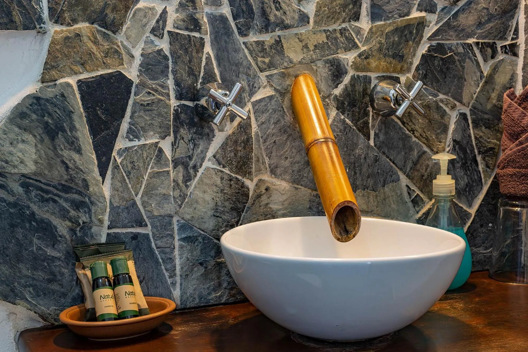 Bathroom in Zamunda Garden View