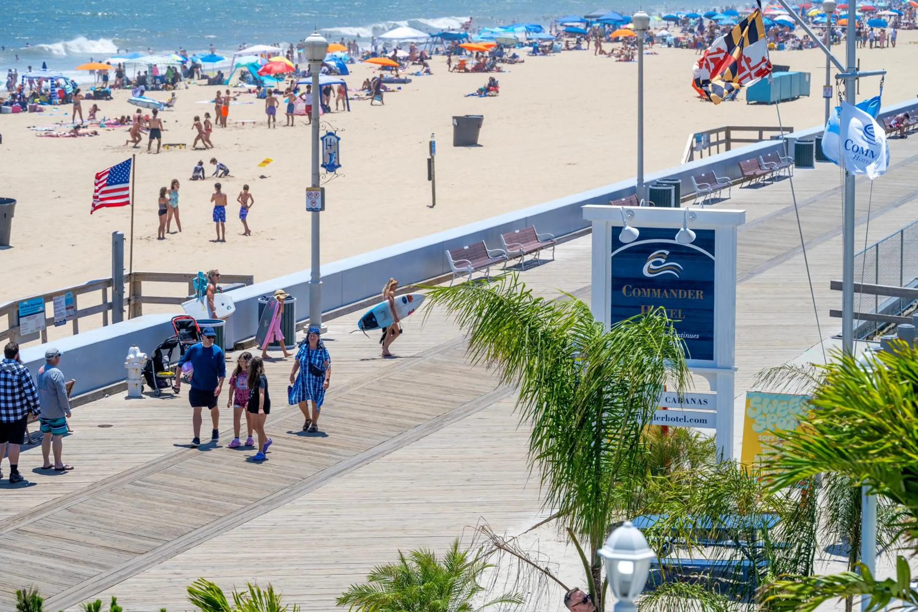 Beach in Commander Hotel & Suites