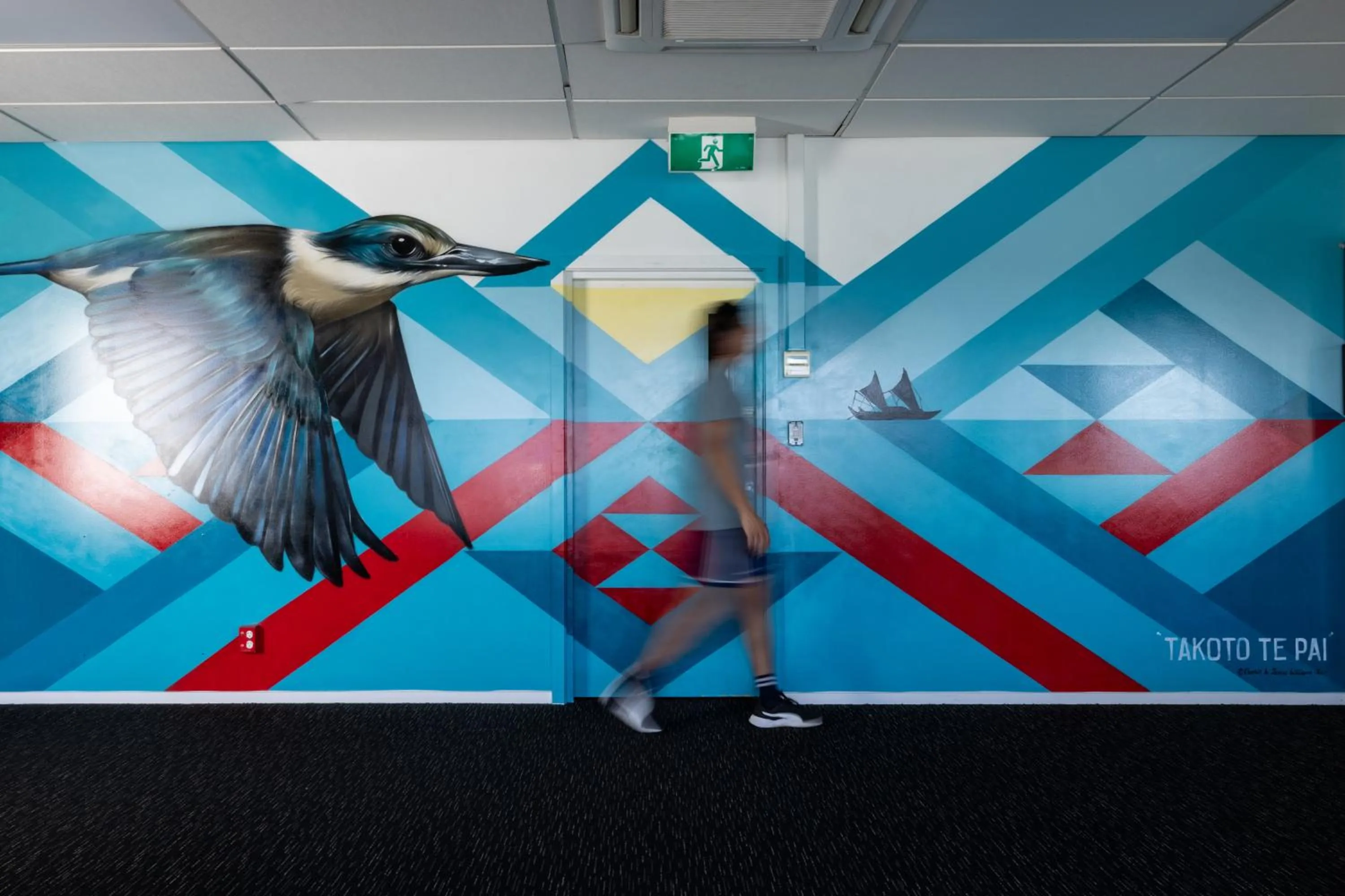 Decorative detail in Haka House Bay of Islands