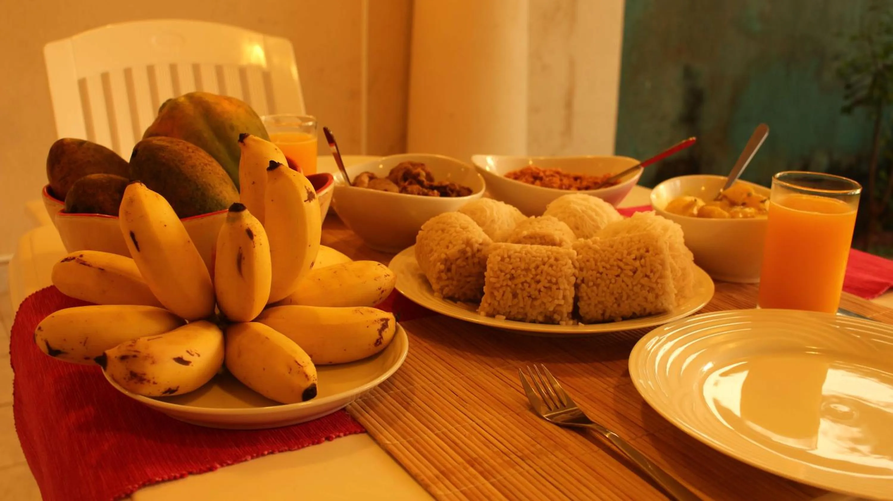 Food close-up in Janishi Residencies