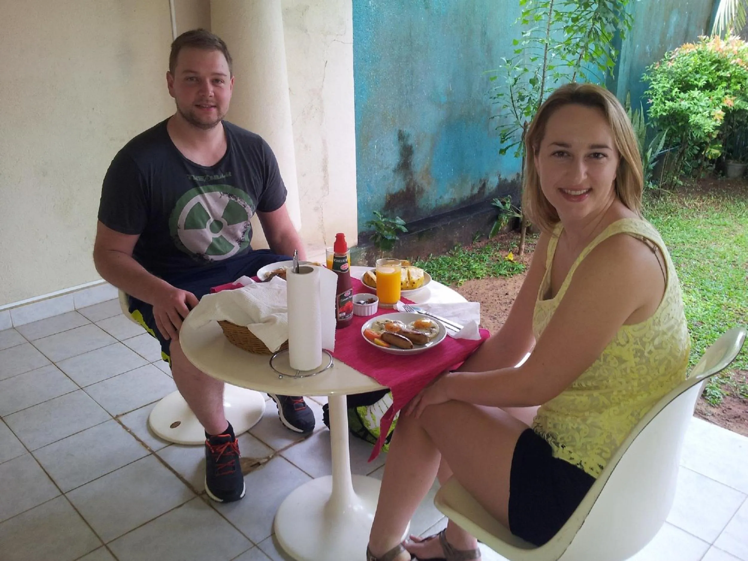 Patio in Janishi Residencies