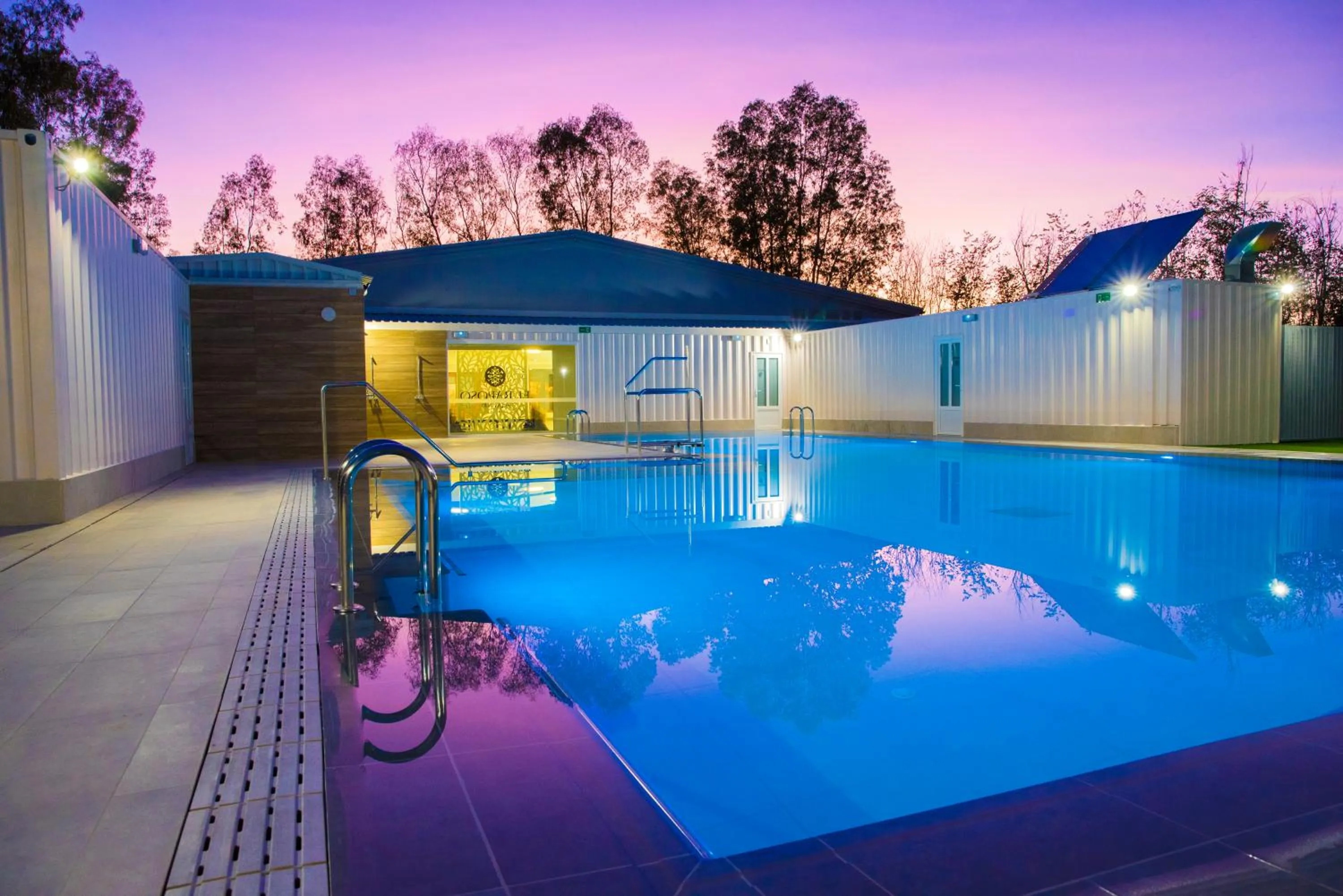 Swimming pool in Hotel Balneario El Raposo