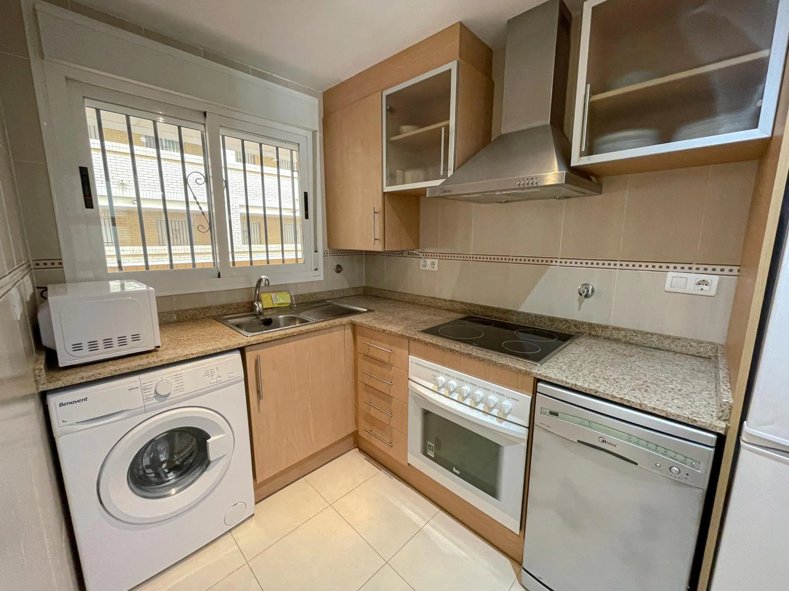 Kitchen or kitchenette in Apartamentos 3000 Marina D'Or