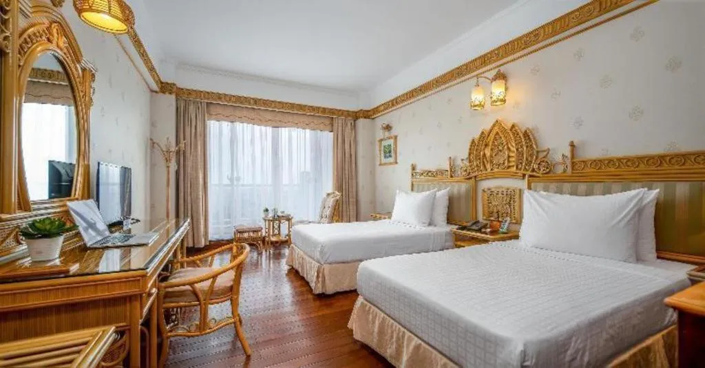 Bed in Senriver Hotel