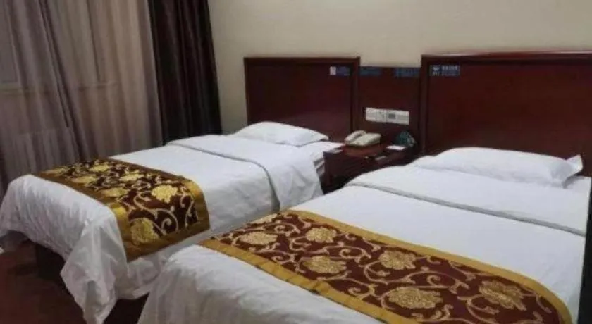 Bed in GreenTree Alliance Beijing Tiantan DonGMEn Hotel