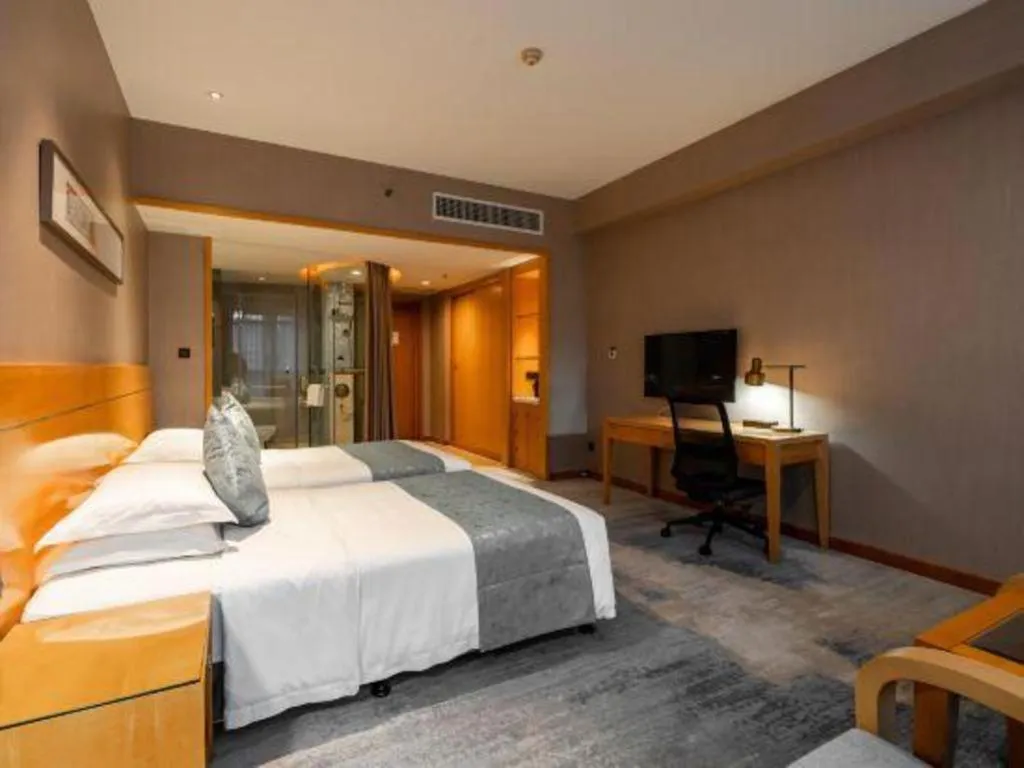 Bed in Fliport Hotel Xiamen Software Park